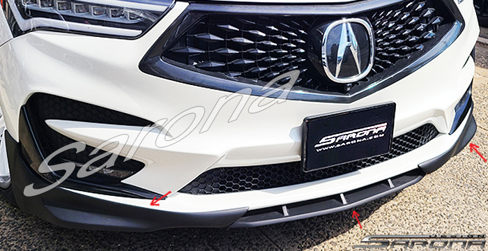 Custom Acura RDX  SUV/SAV/Crossover Front Lip/Splitter (2019 - 2021) - $590.00 (Part #AC-027-FA)